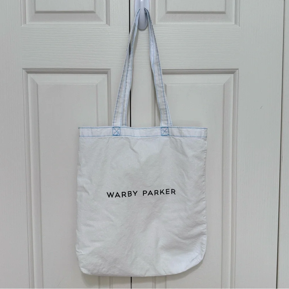 Warby Parker Glasses Case Cleaning Cloth Tote Box Accessory Bundle